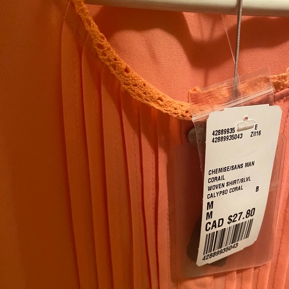 FOREVER 21 Orange Blouse 👚 🍊 - Picture 6 of 6